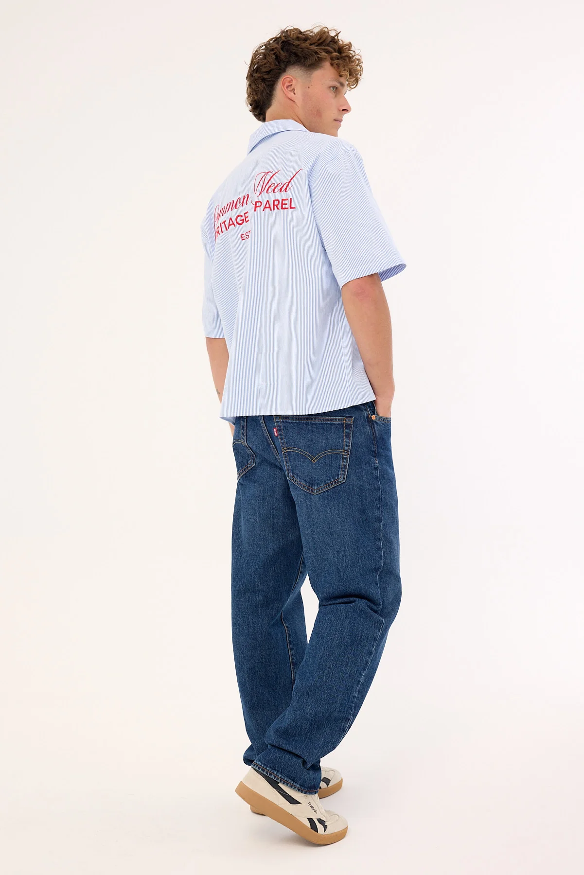 Levi's 568 LOOSE STRAIGHT CHECK THE SCORE - Image 6