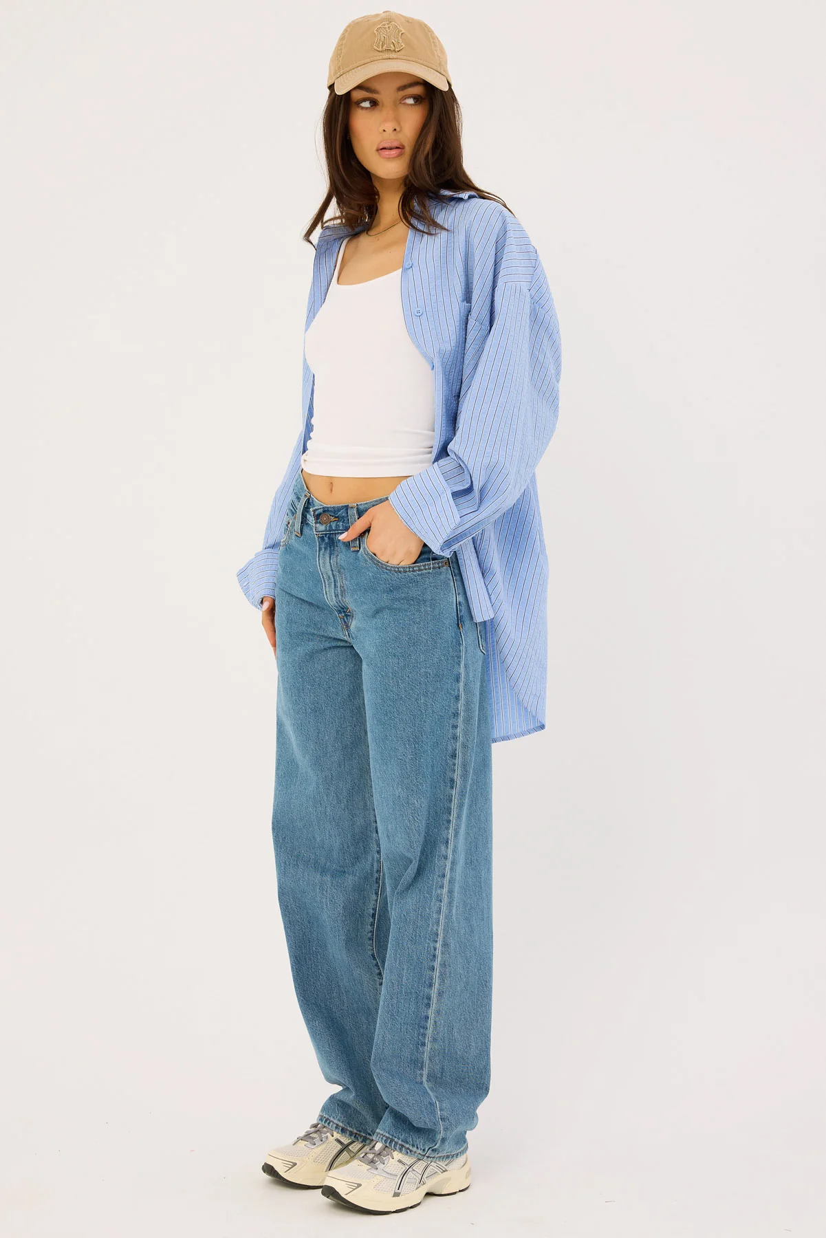 Levi's Baggy Dad Jean Own It Stone - Image 3