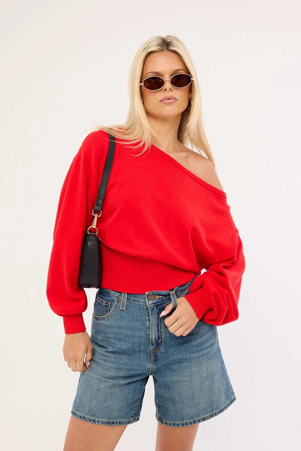 Levi's High Baggy Denim Short Stop Flaxing - Image 2