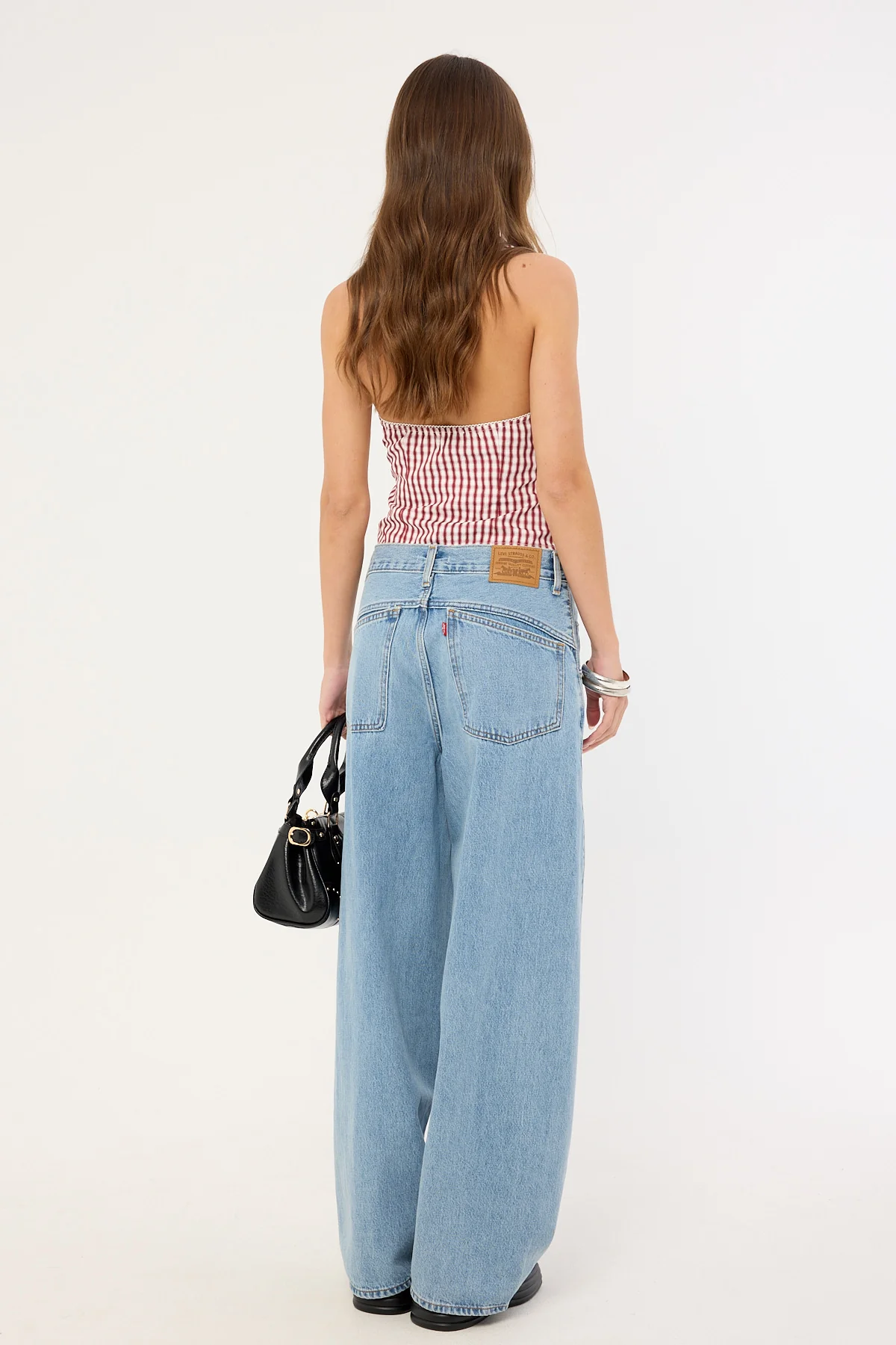 Levi's Super Baggy Barrel Jean Mid Blue Denim - Image 5