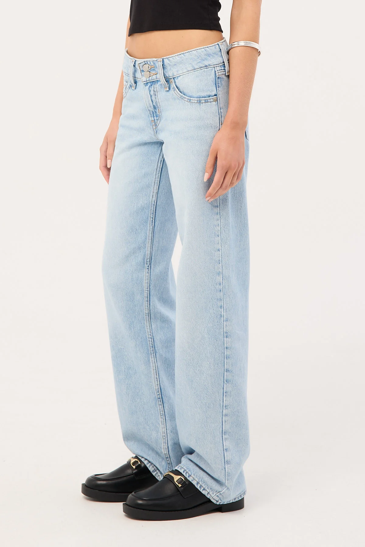 Levi's Superlow Loose Jean Abraided Art - Image 4
