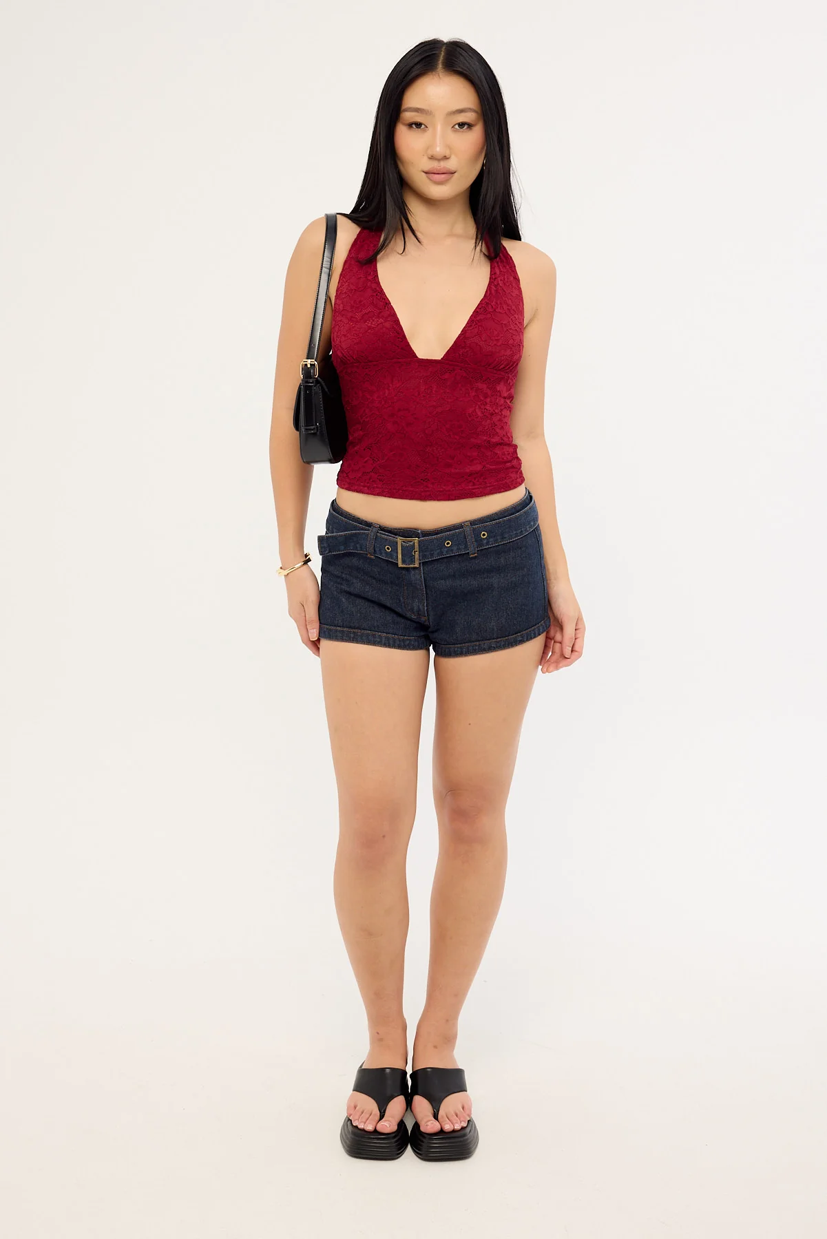 Lioness Afterglow Mini Short Dark Denim