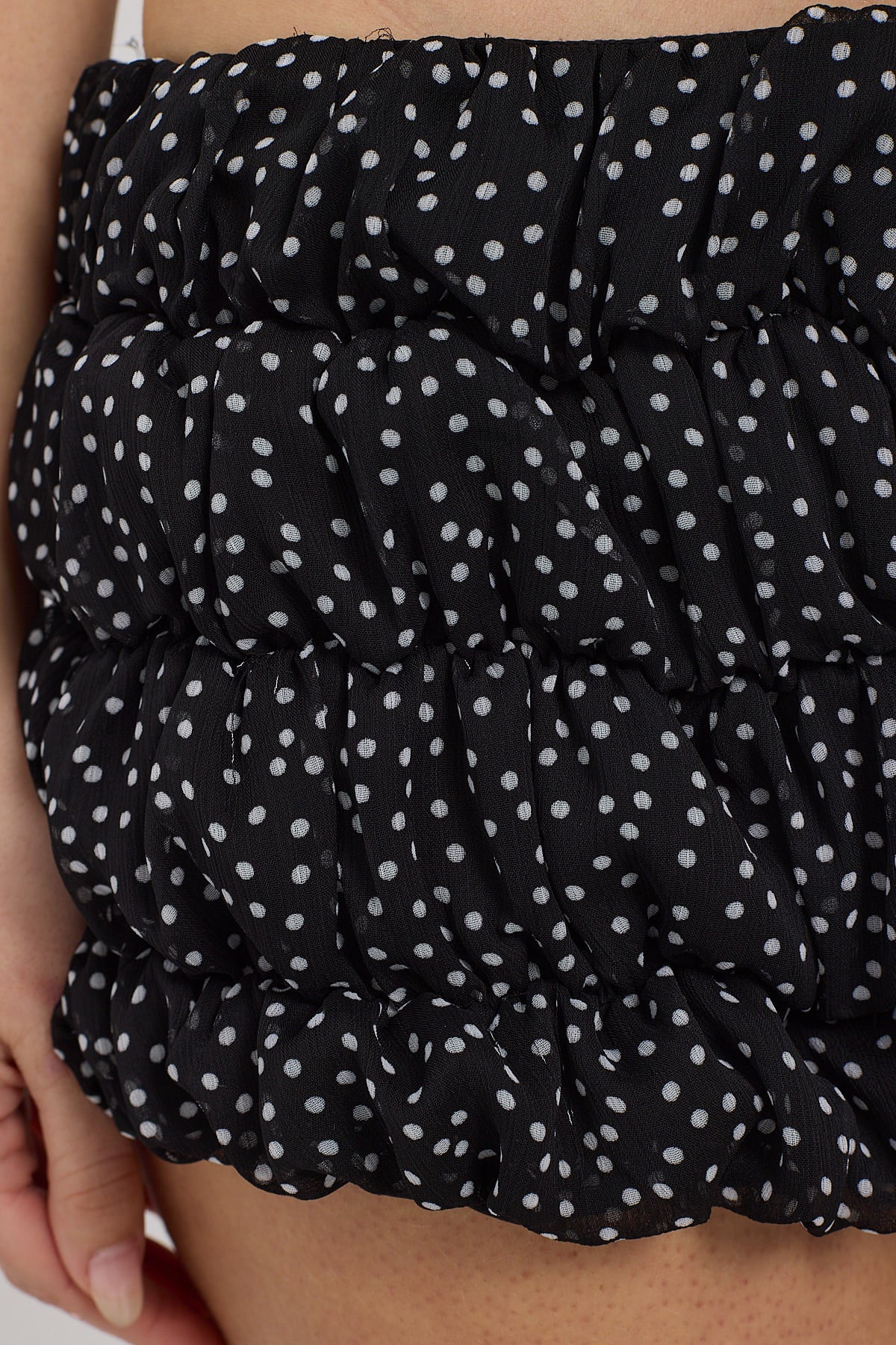 Lioness Bebe Mini Skort Onyx Polkadot - Image 5