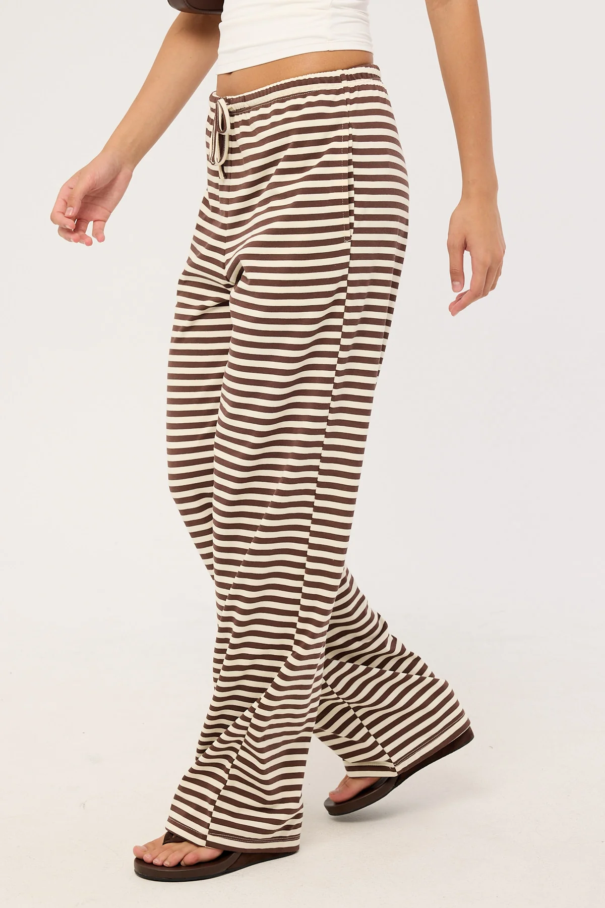 Lioness Bloom Pant Dark Chocolate Stripe - Image 3