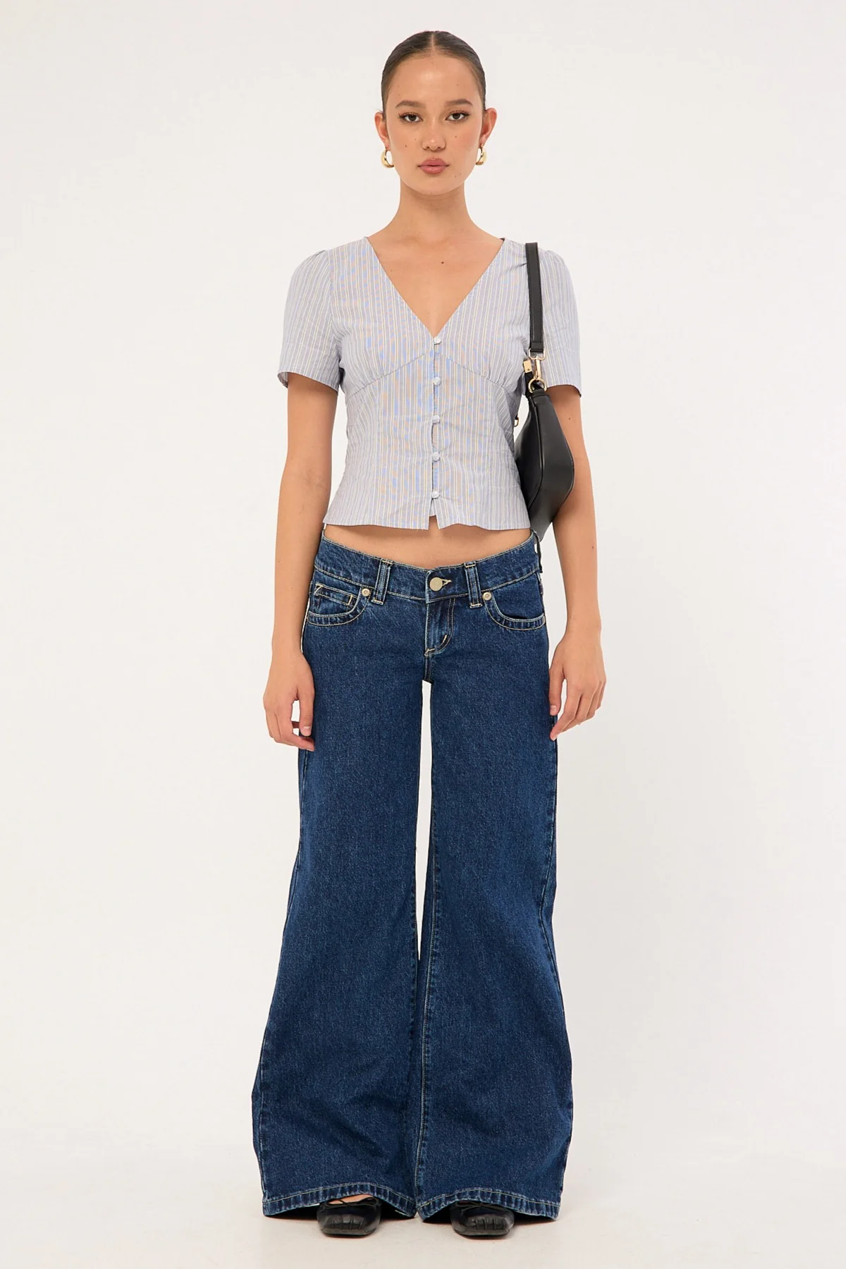 Lioness Button Up Top Soft Blue - Image 2