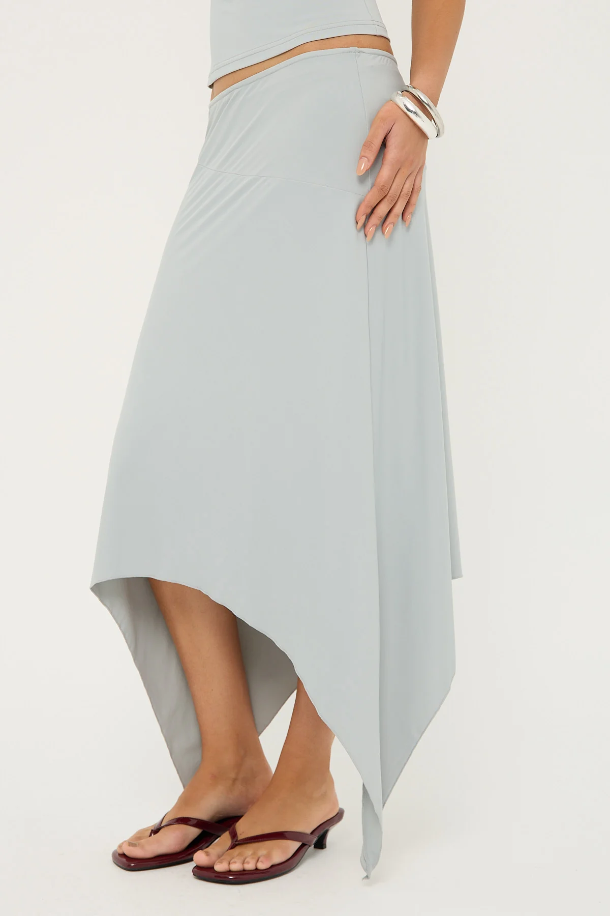 Lioness Cherie Midi Skirt Smoke - Image 5
