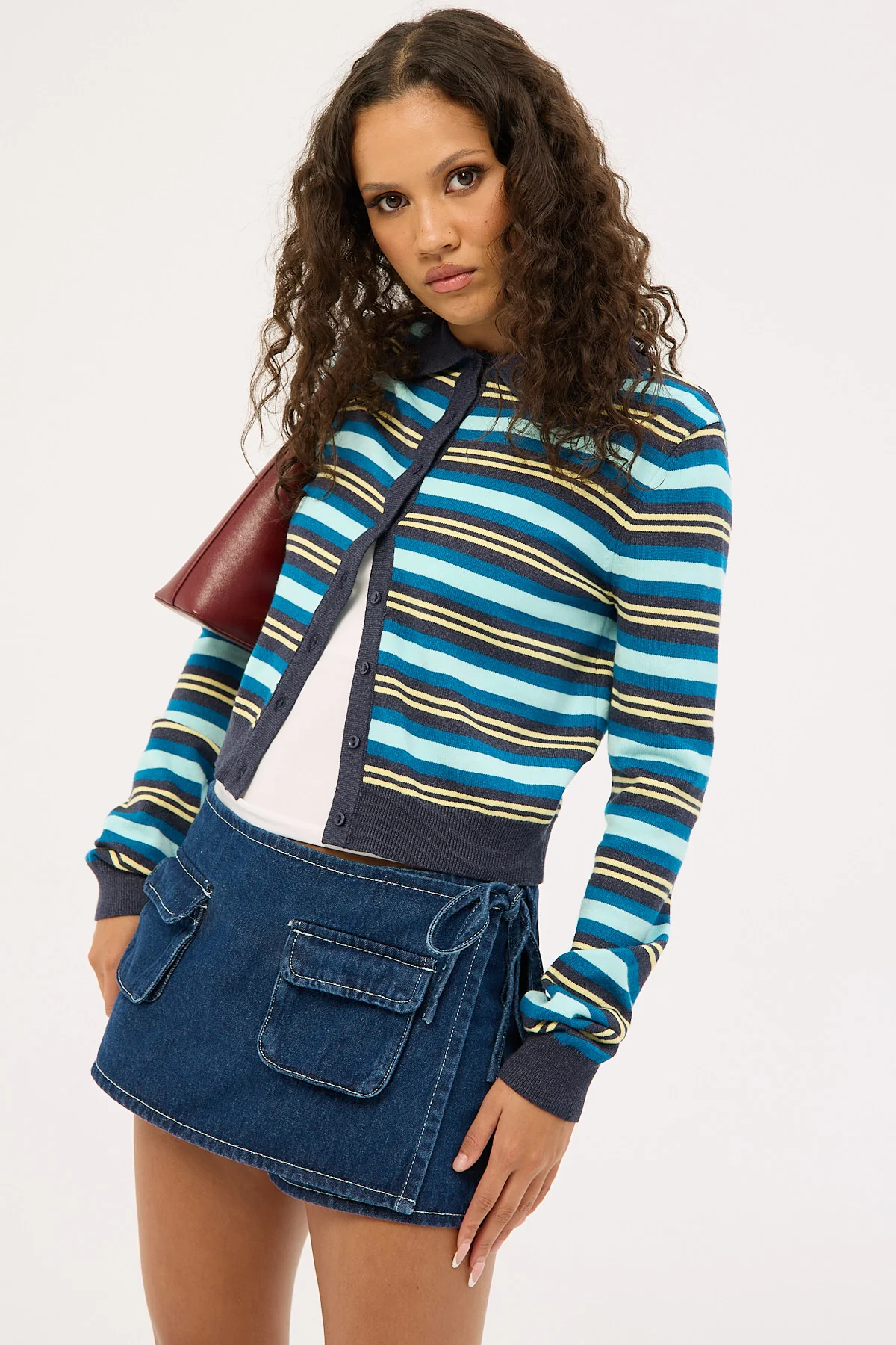 Lioness Countryside Skort Blue Denim - Image 2