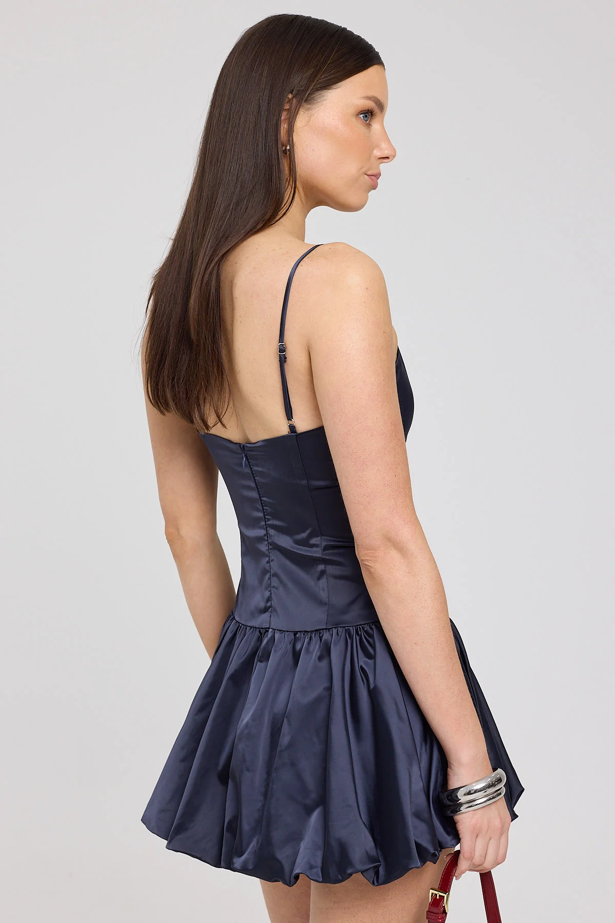 Lioness Dollhouse Mini Dress Navy - Image 4