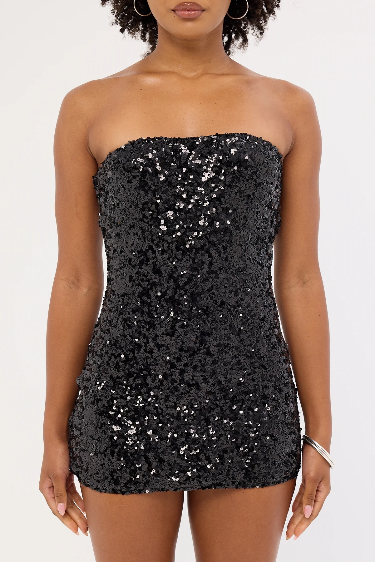 Lioness Eastside Mini Dress Noir - Image 7
