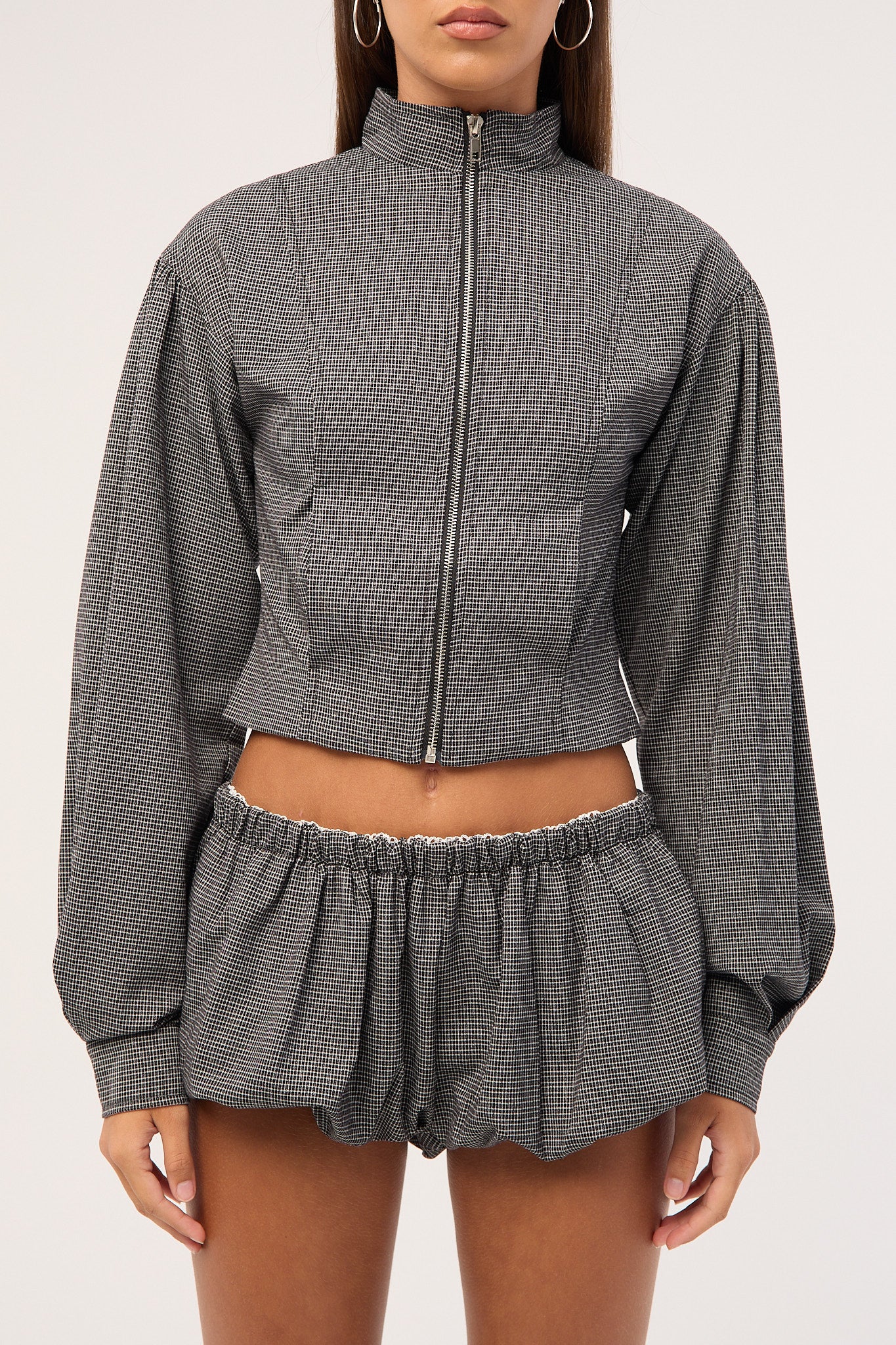 Lioness Eclipse Jacket Onyx Plaid - Image 7