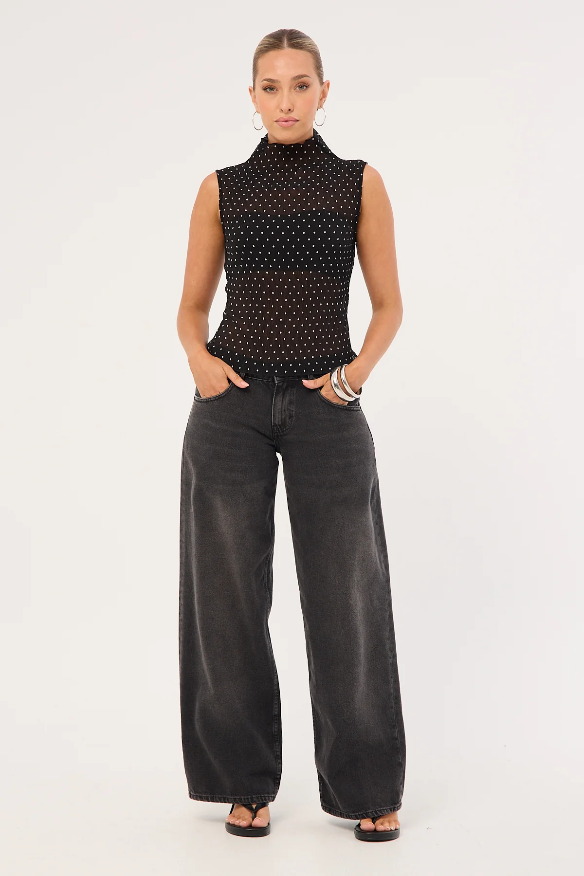 Lioness Ford Top Onyx Polka - Image 4