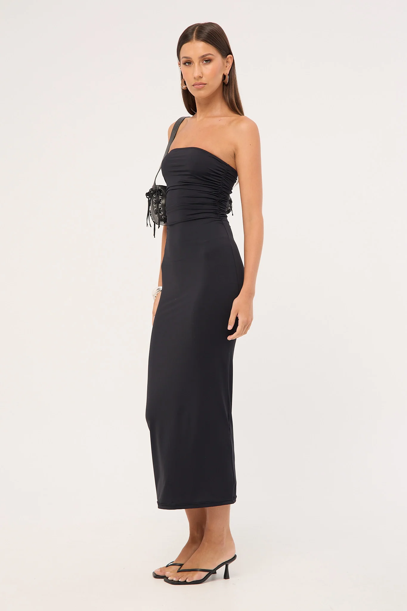 Lioness Heatwave Maxi Dress Onyx - Image 4