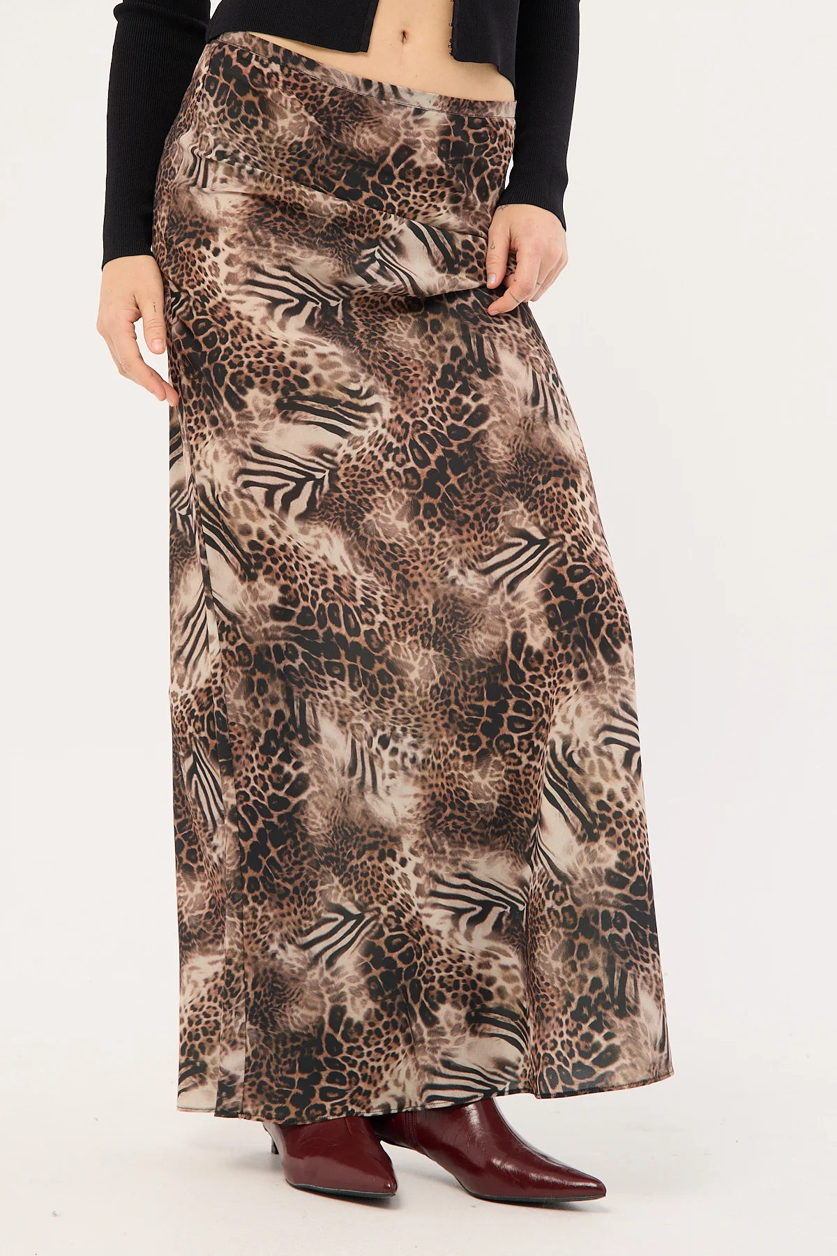 Lioness Hudson Maxi Skirt Multi Animal - Image 2