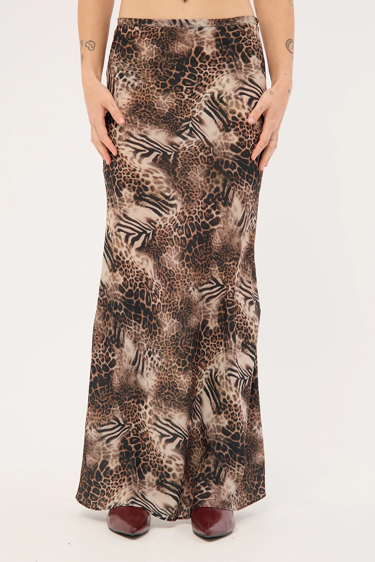 Lioness Hudson Maxi Skirt Multi Animal - Image 8
