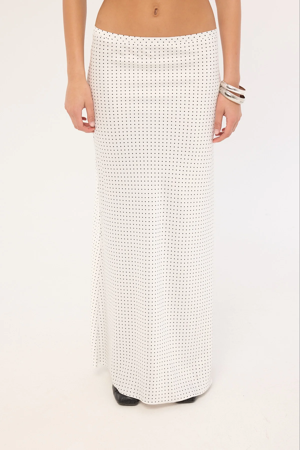 Lioness Hudson Satin Maxi Porcelain Polka - Image 7
