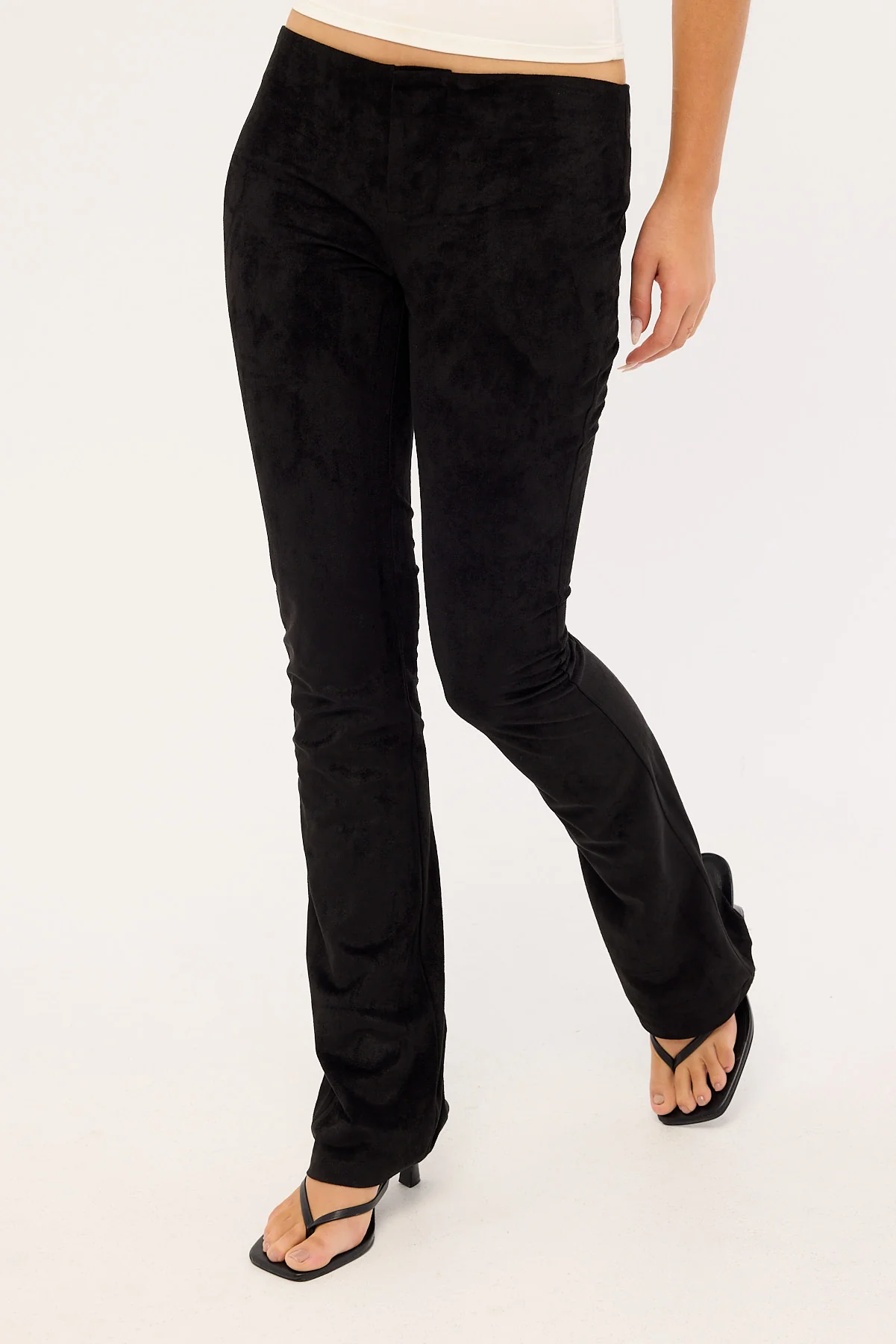 Lioness Jelly Pant Suede Black - Image 3