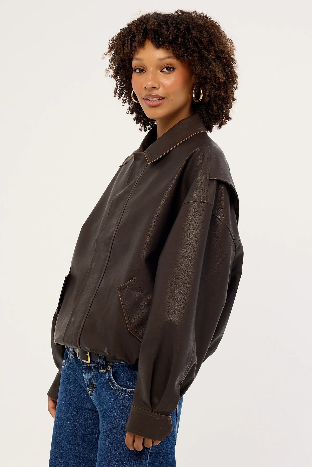 Lioness Kenny Bomber Chocolate - Image 8