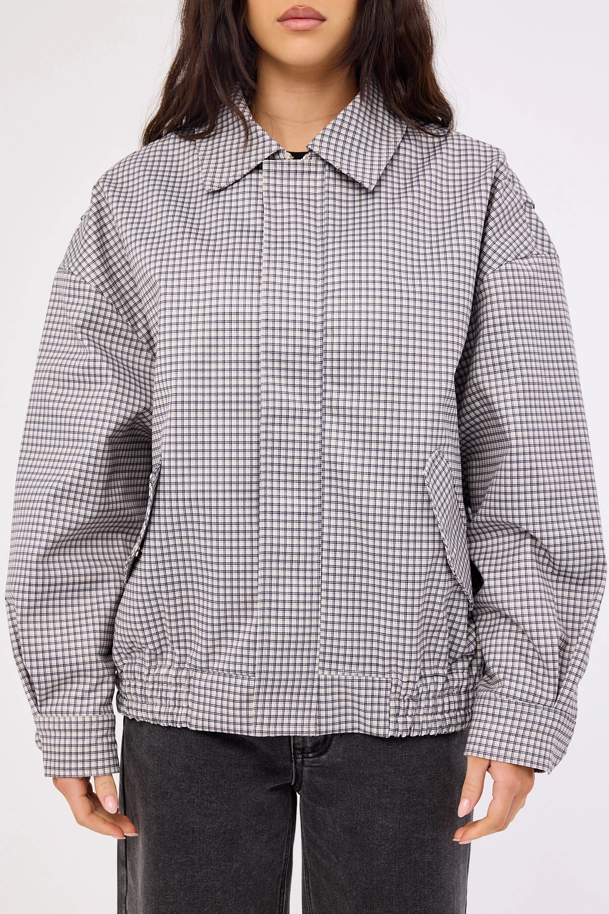 Lioness Kenny Bomber Cream Check - Image 7