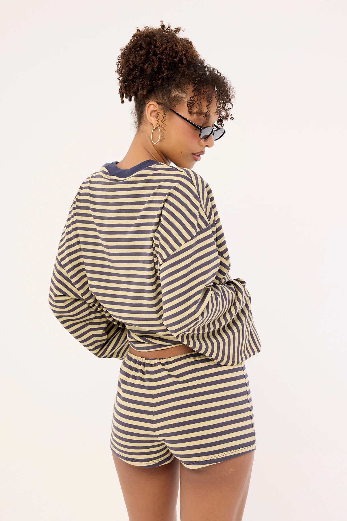 Lioness Kourt Bloomer Beige Stripe - Image 5