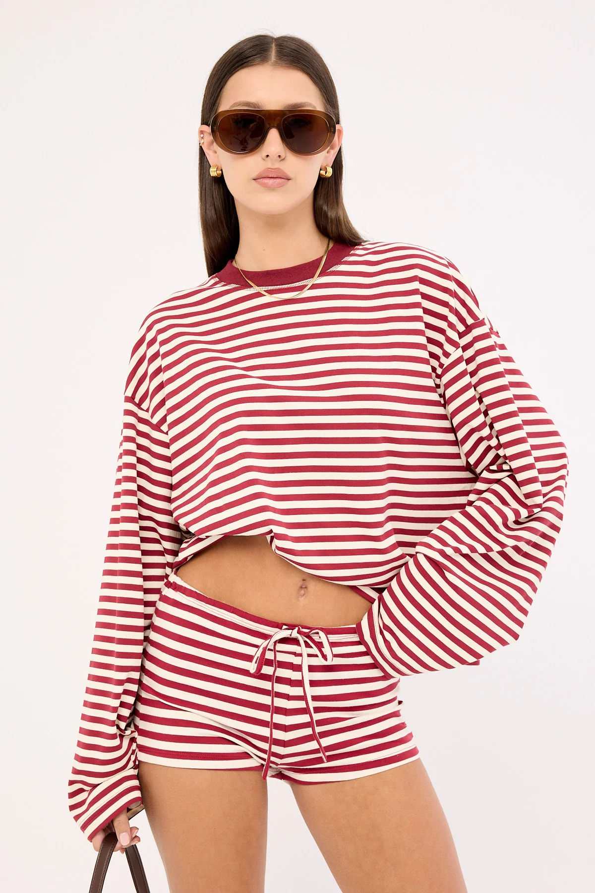 Lioness Kourt Bloomer Wine Stripe