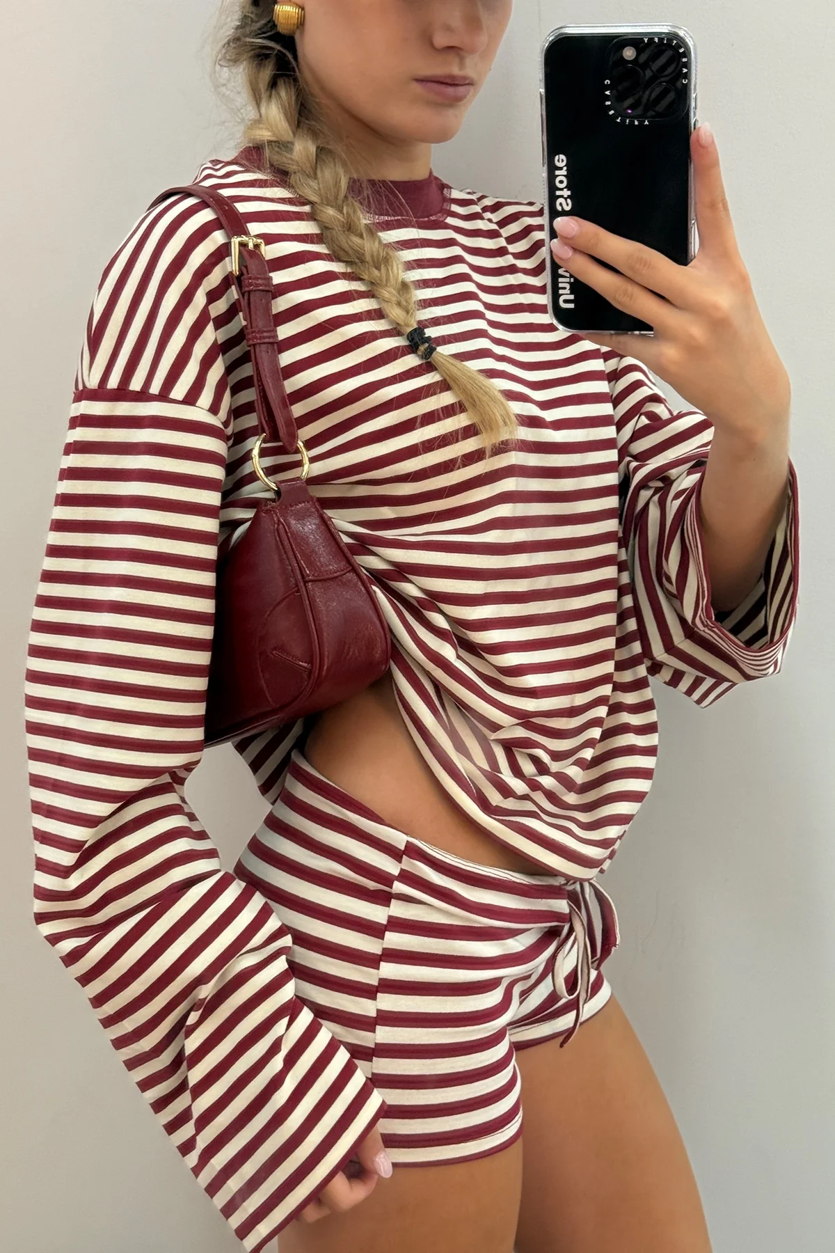 Lioness Kourt Bloomer Wine Stripe - Image 2