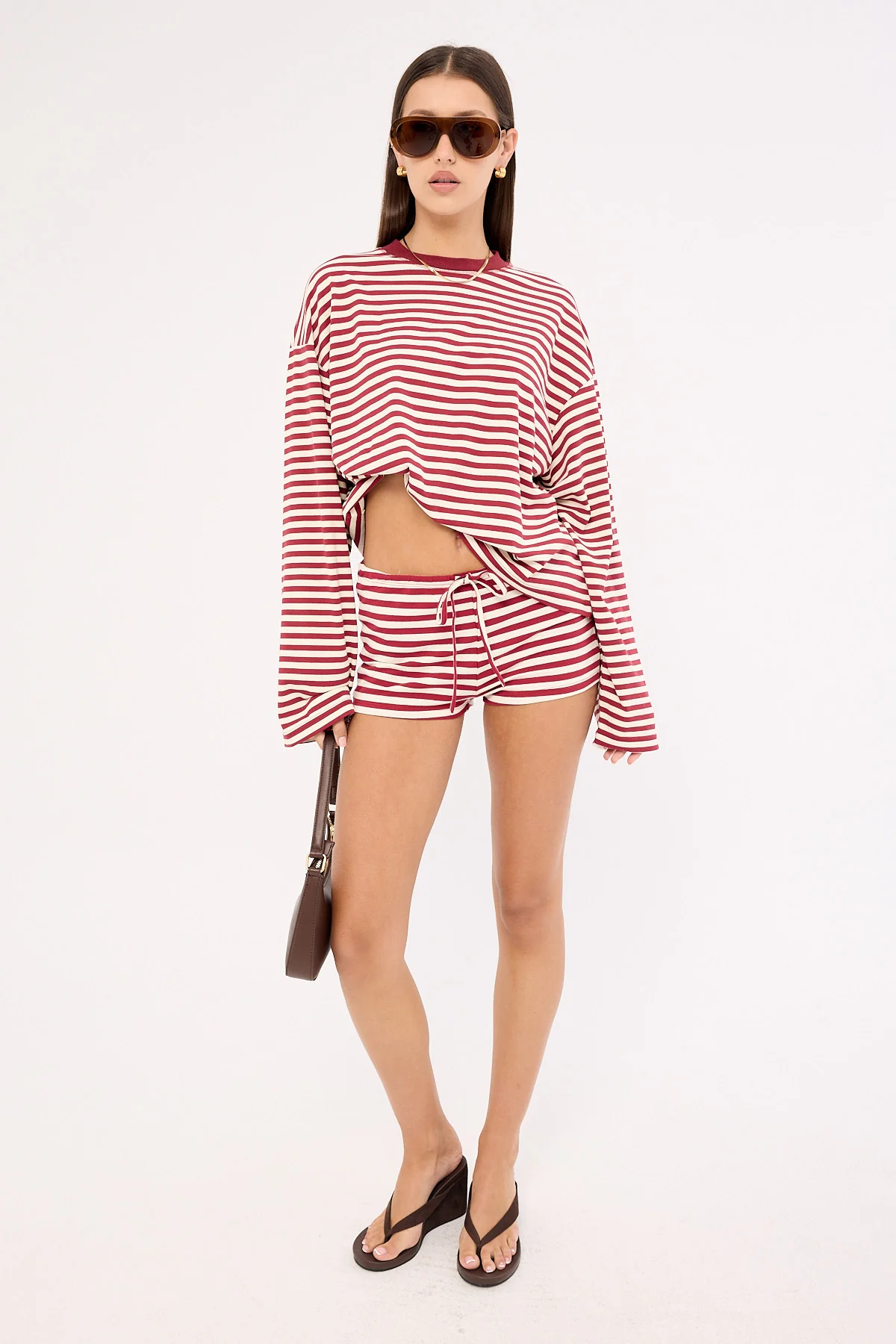 Lioness Kourt Bloomer Wine Stripe - Image 3