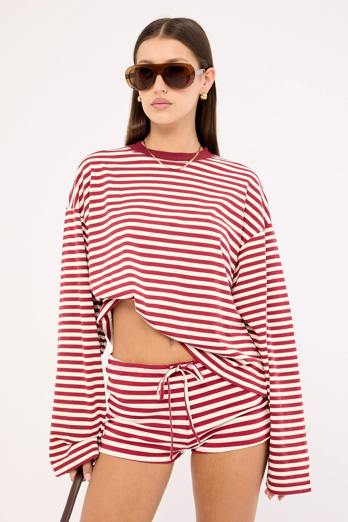 Lioness Kourt Bloomer Wine Stripe - Image 4