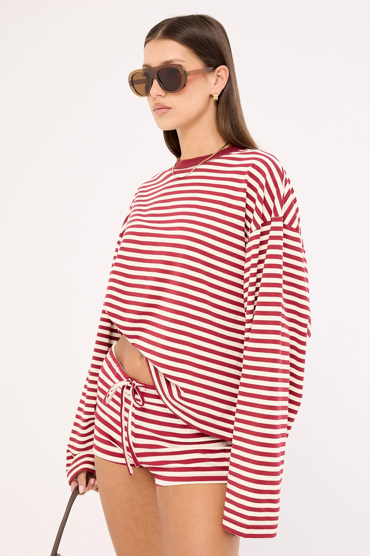 Lioness Kourt Bloomer Wine Stripe - Image 5
