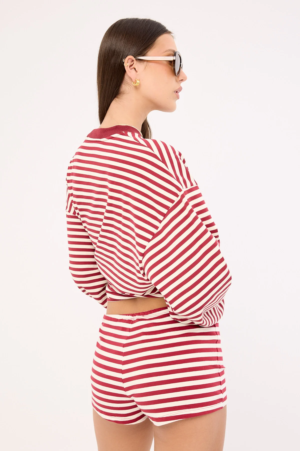 Lioness Kourt Bloomer Wine Stripe - Image 6