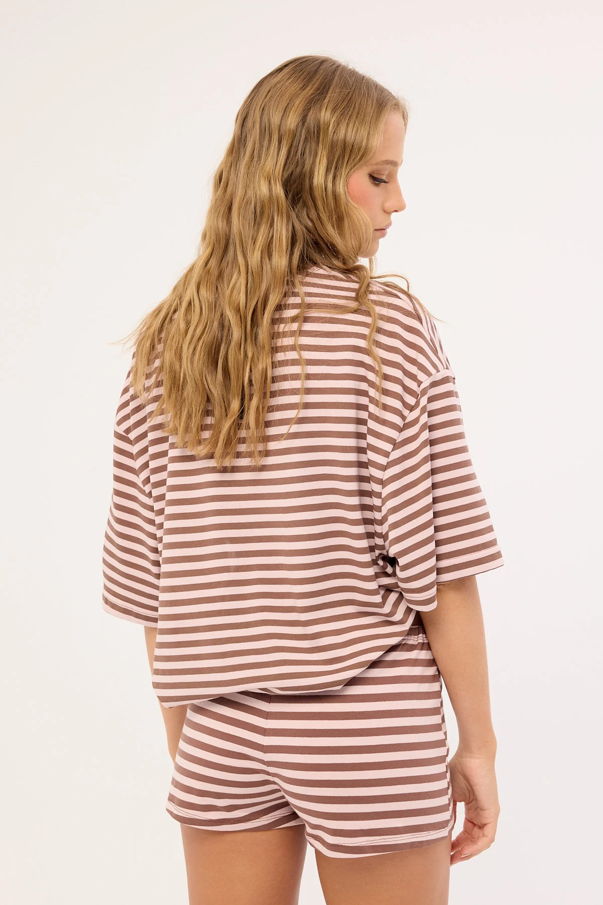 Lioness Kourt Bloomers Chocolate Blush Stripe - Image 4