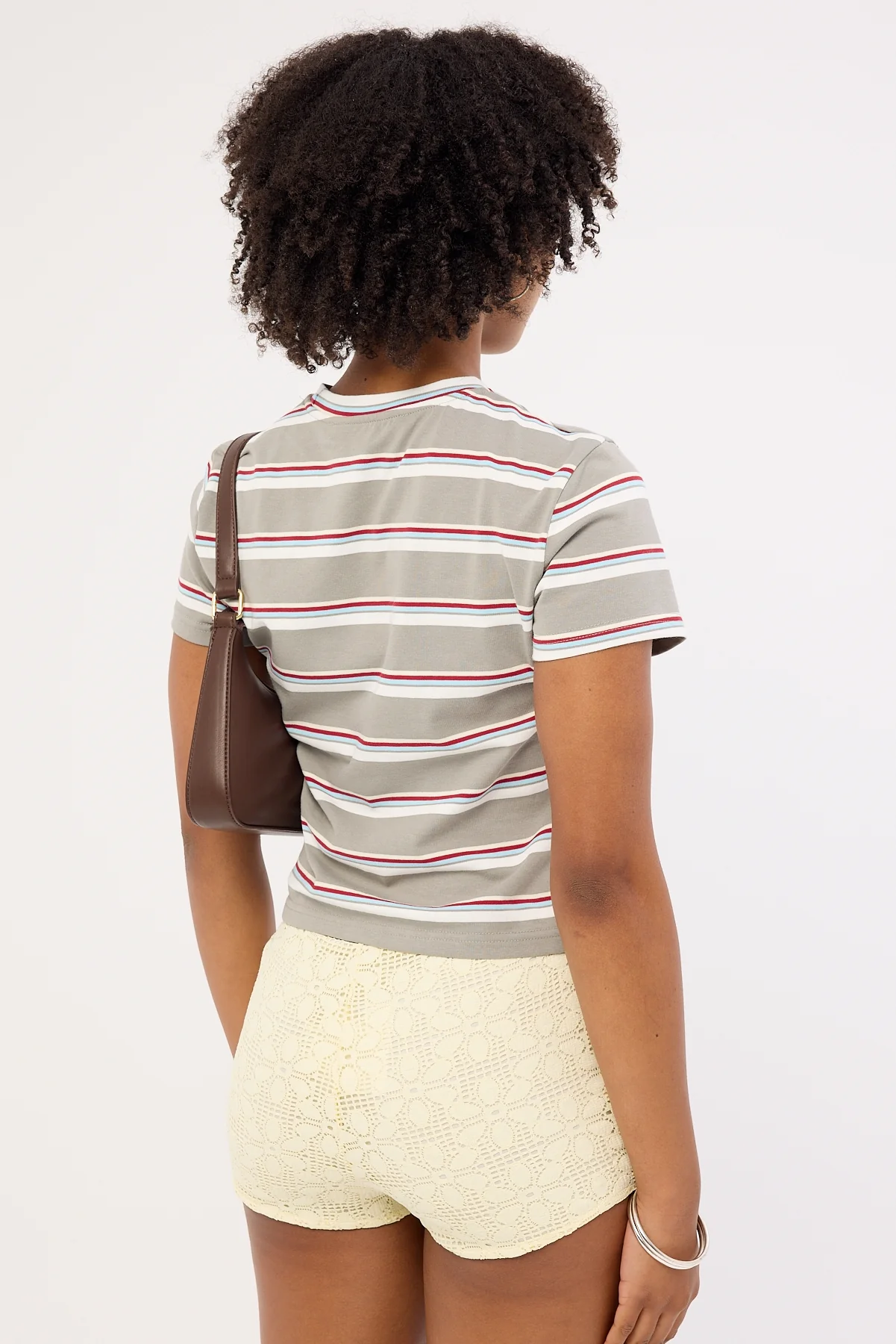 Lioness Loft Stripe Tee Ash - Image 6