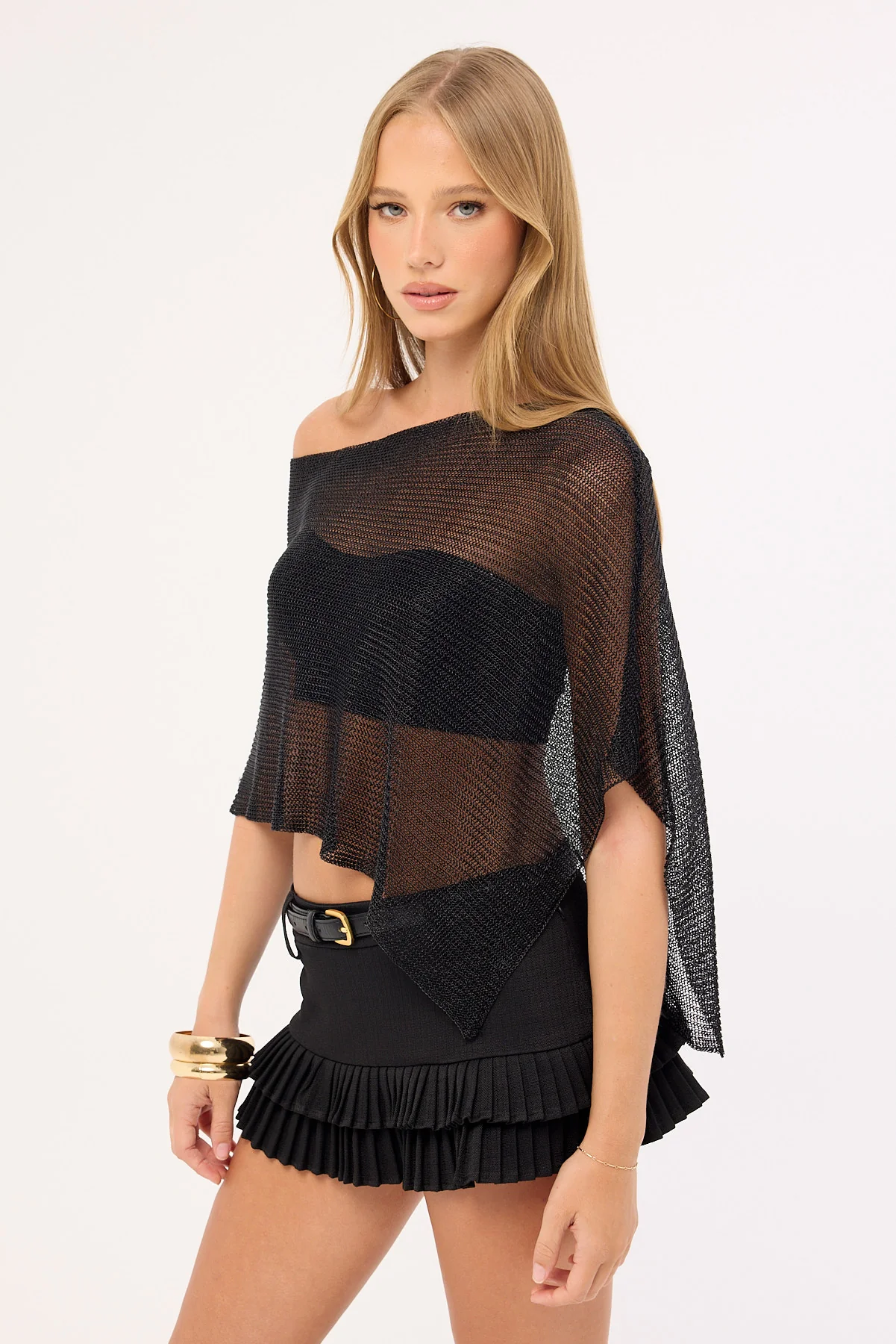 Lioness Luminous Poncho Obsidian - Image 5