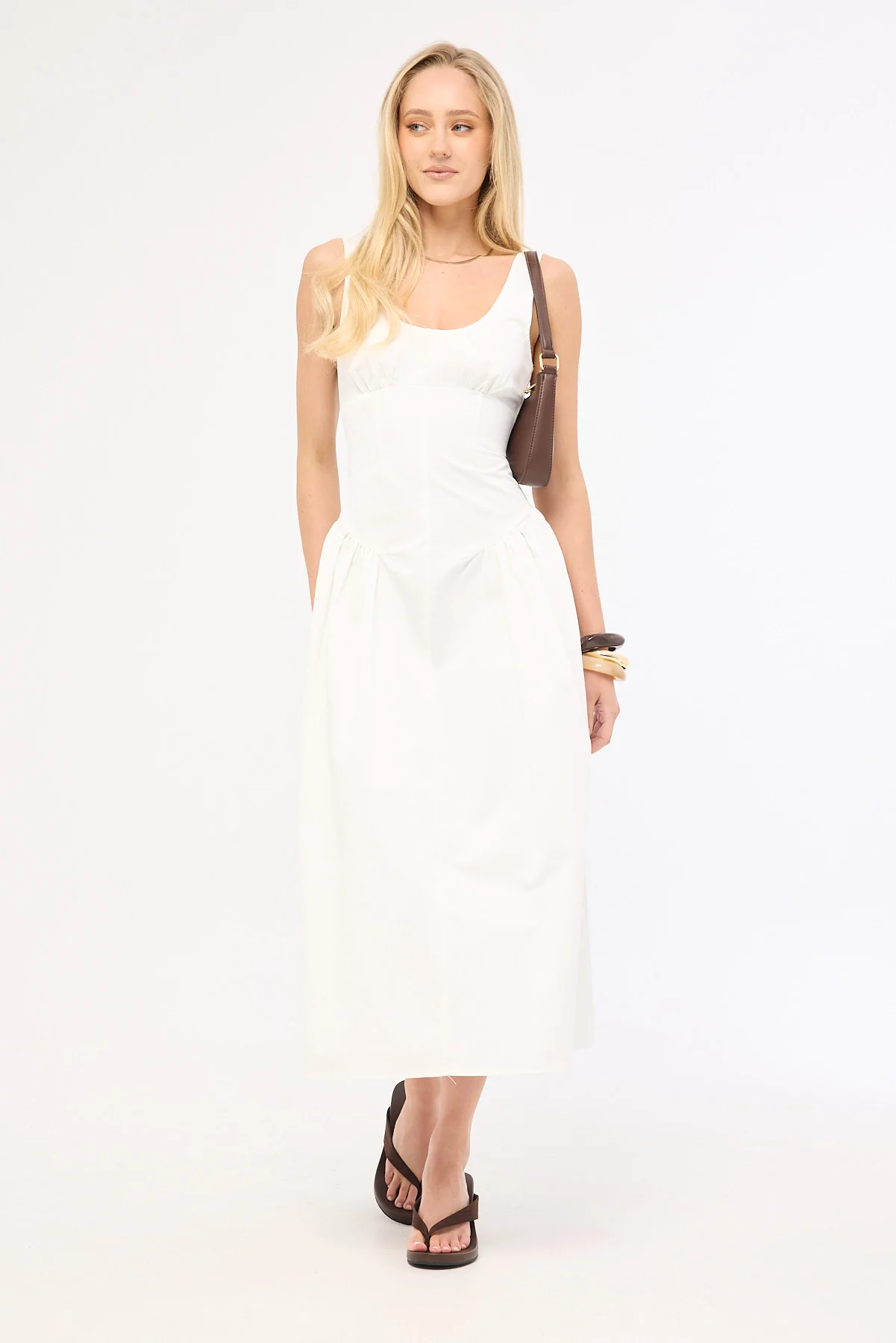 Lioness Luna Rosa Maxi Dress Porcelain - Image 2