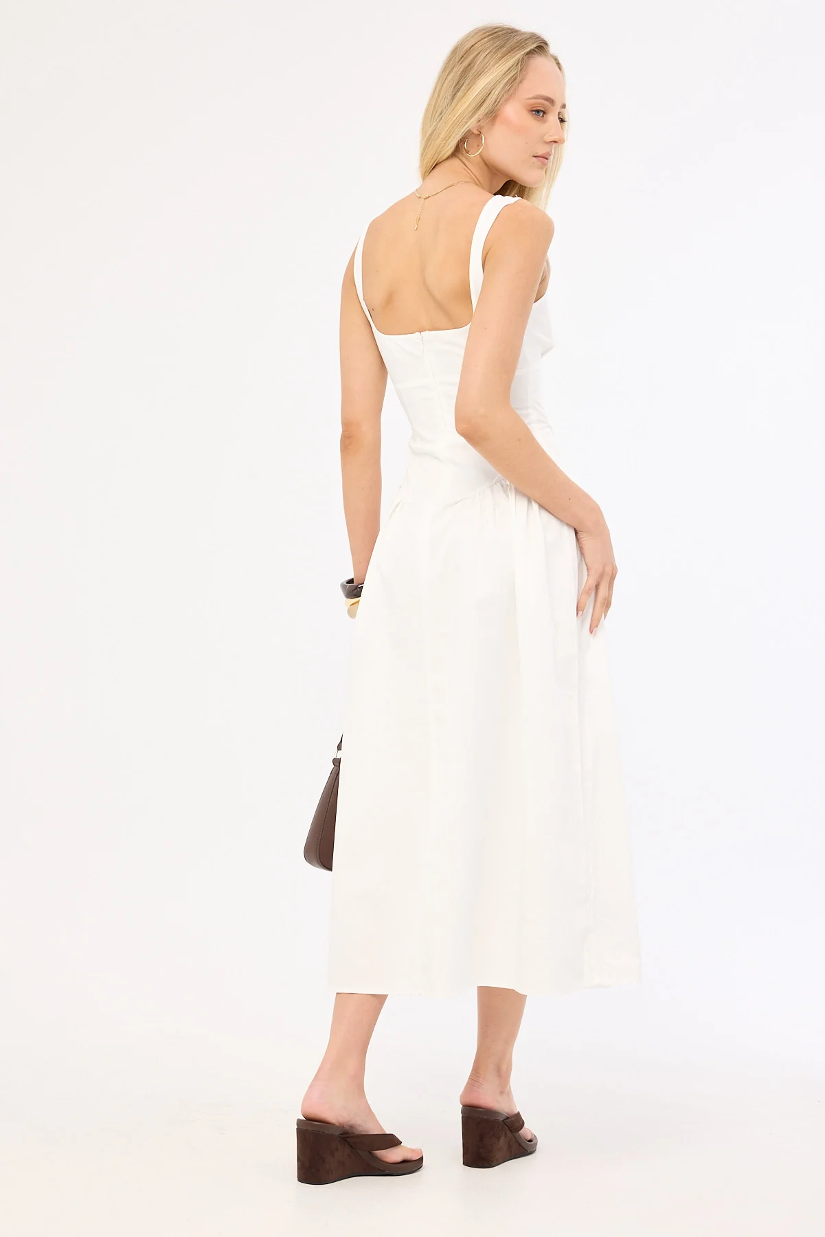 Lioness Luna Rosa Maxi Dress Porcelain - Image 4