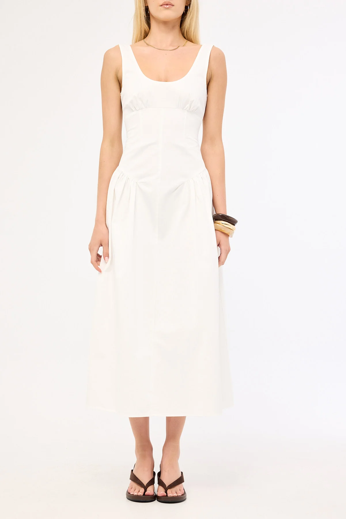 Lioness Luna Rosa Maxi Dress Porcelain - Image 6