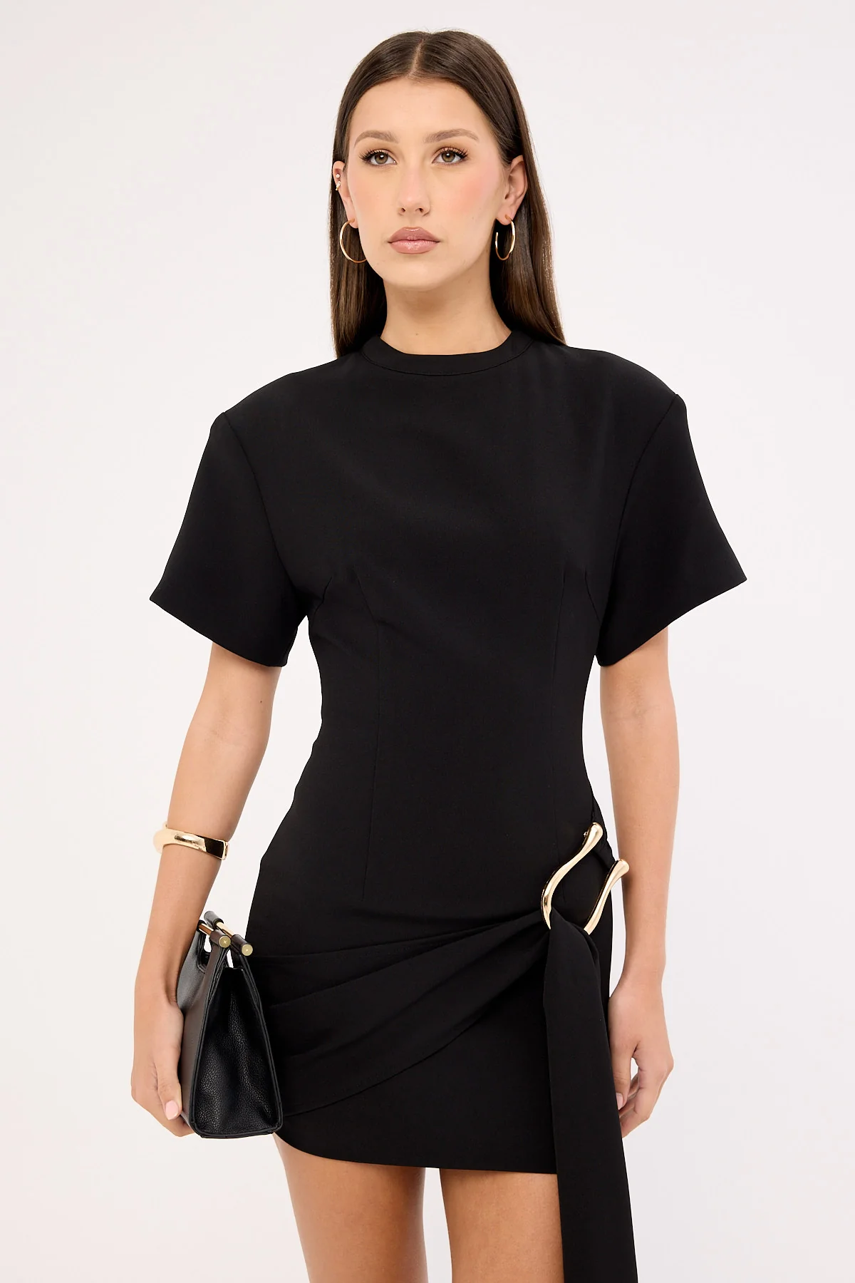 Lioness Martini Mini Dress Onyx - Image 5