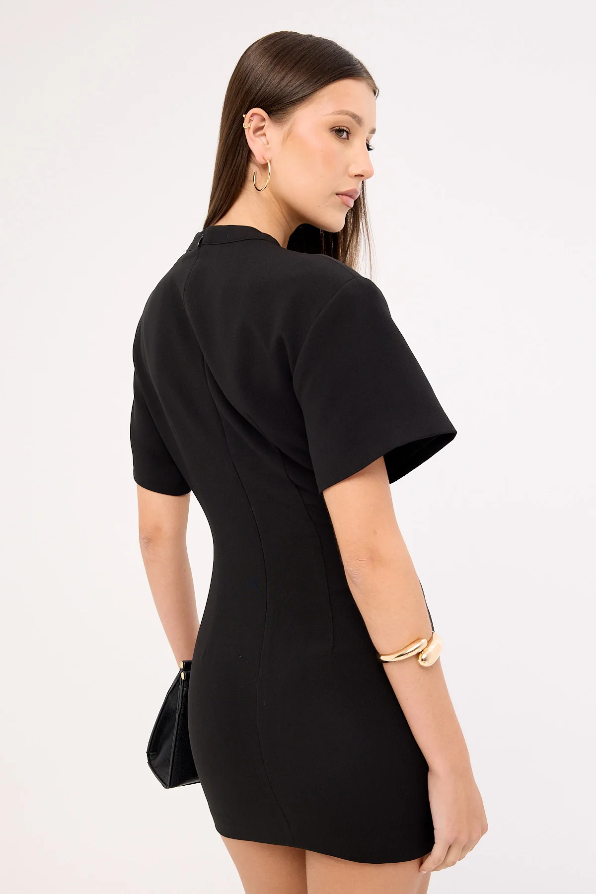 Lioness Martini Mini Dress Onyx - Image 6