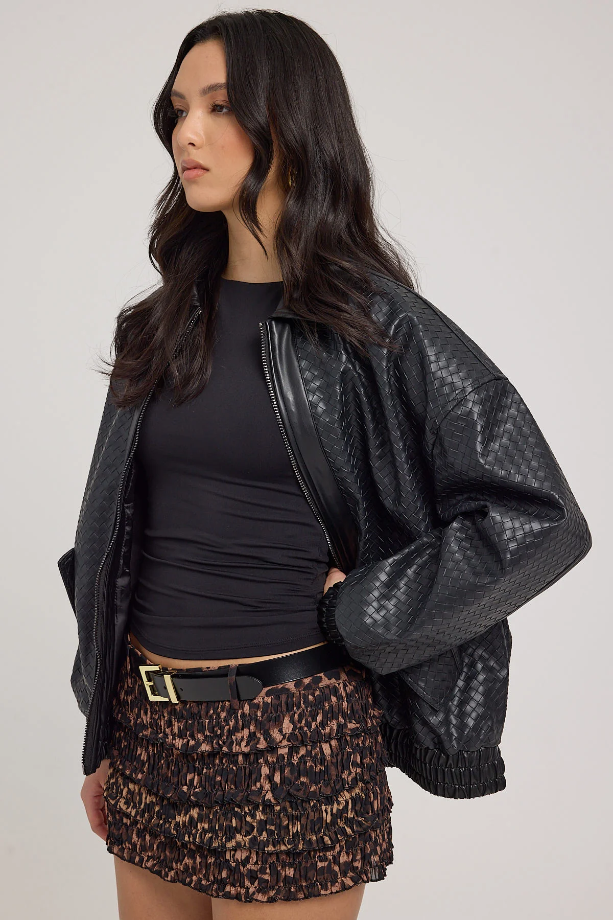 Lioness Match Point Mini Skort Leopard - Image 3