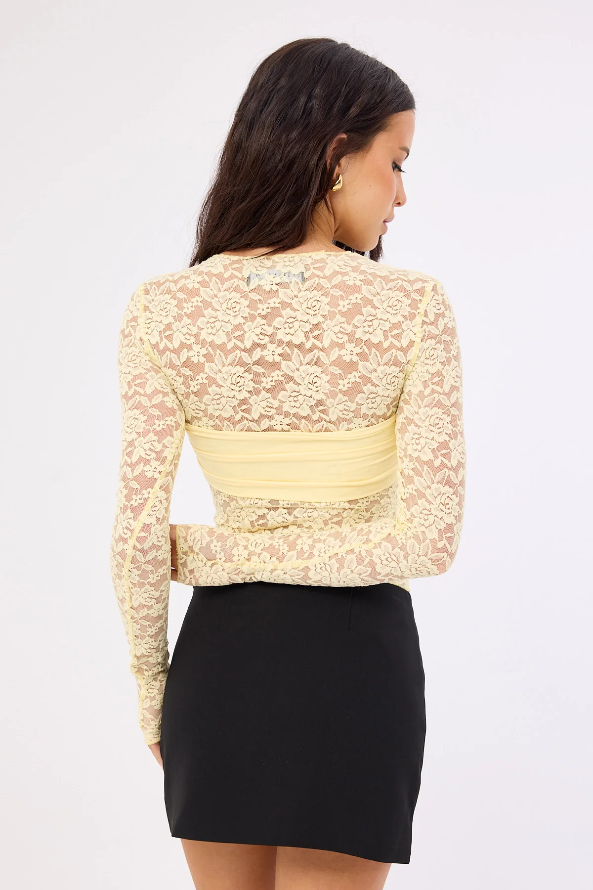 Lioness Midnight Long Sleeve Top Vanilla Custard - Image 5