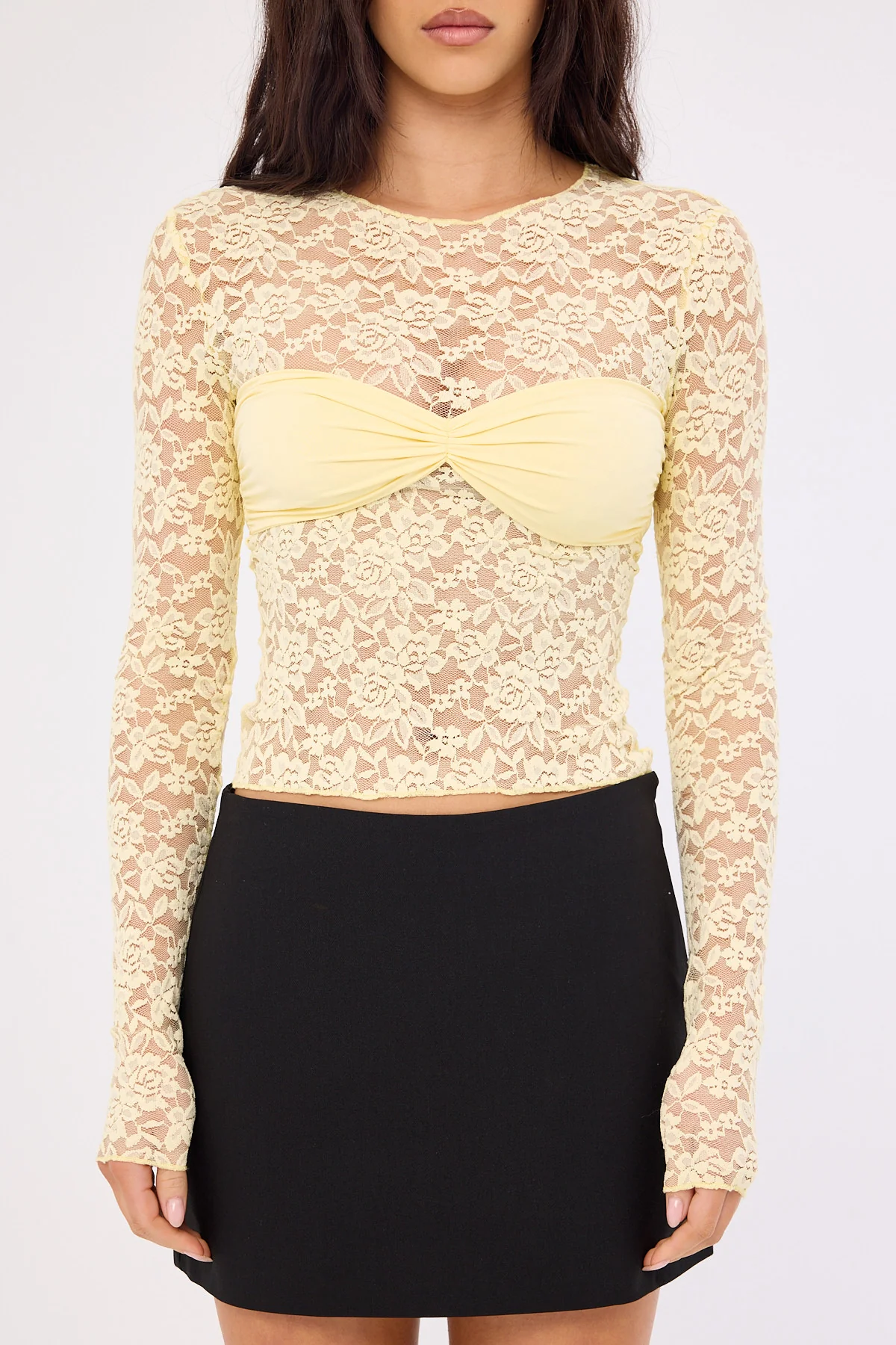 Lioness Midnight Long Sleeve Top Vanilla Custard - Image 7