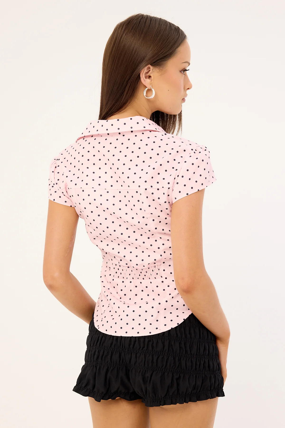 Lioness Mon Cheri Blouse Pink Polka - Image 7