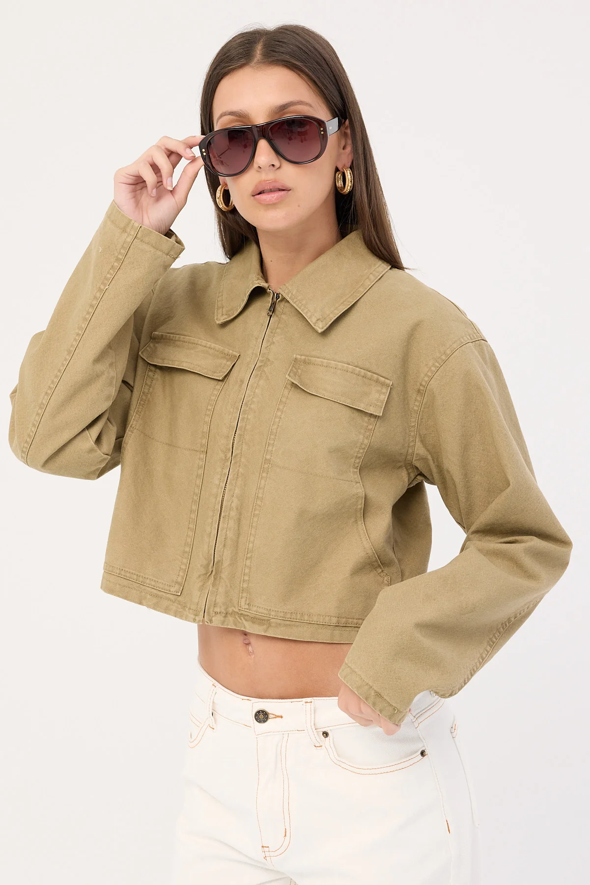 Lioness Nautica Jacket Camel - Image 6