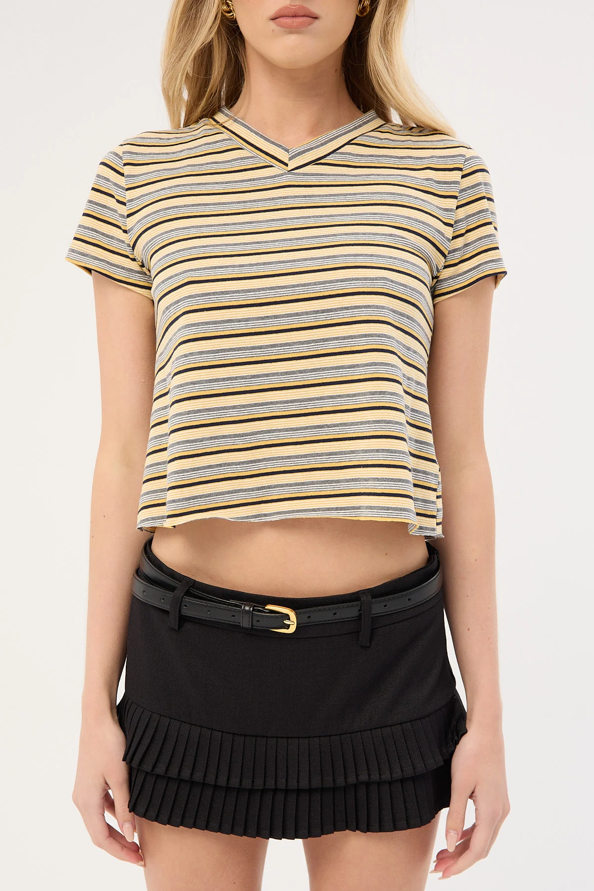 Lioness North Light Tee Yellow Stripe - Image 7