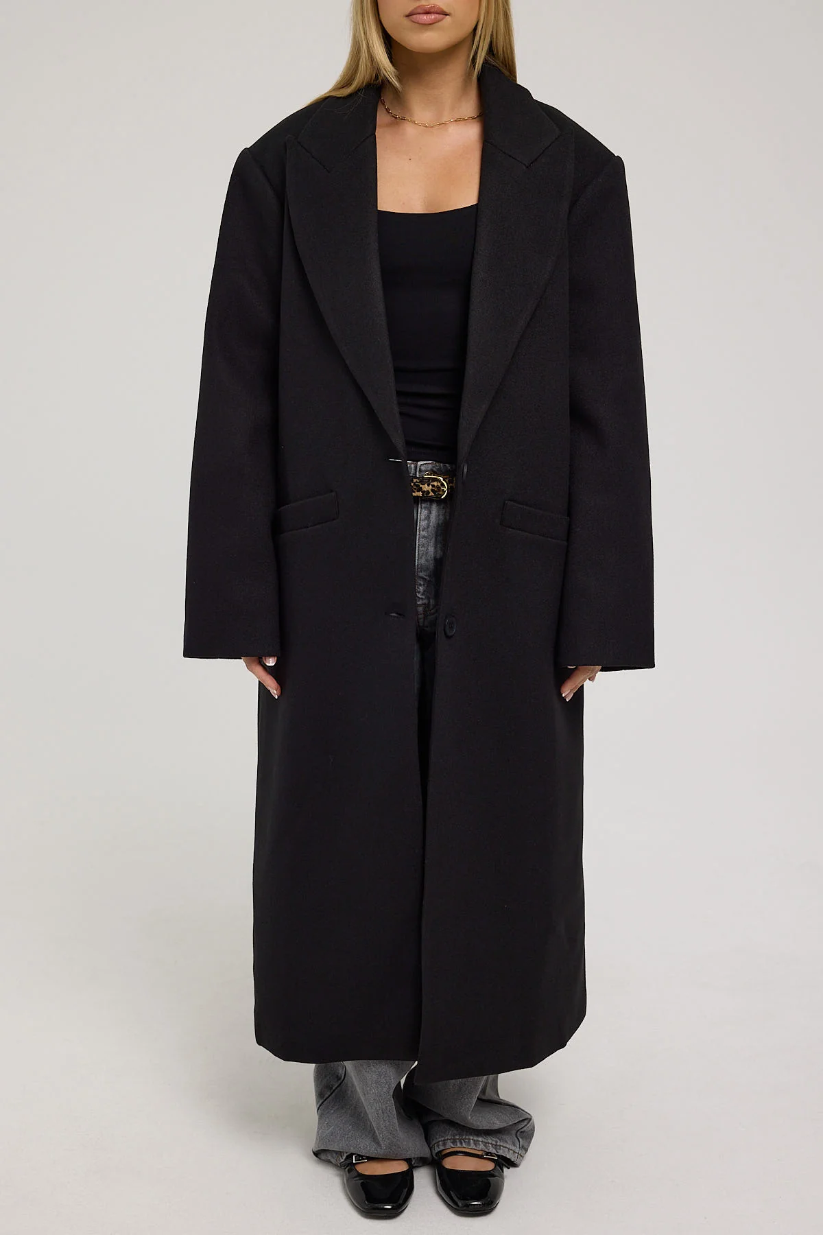 Lioness Olsen Coat Onyx - Image 6