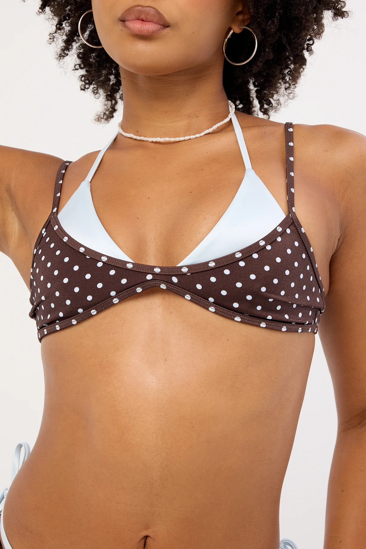 Lioness Rhode Top Chocolate Blue Polka - Image 3