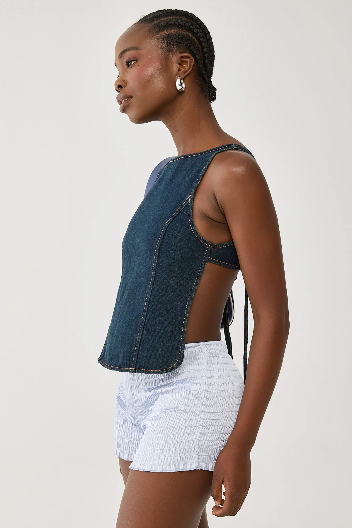 Lioness Rider Backless Top Indigo - Image 6