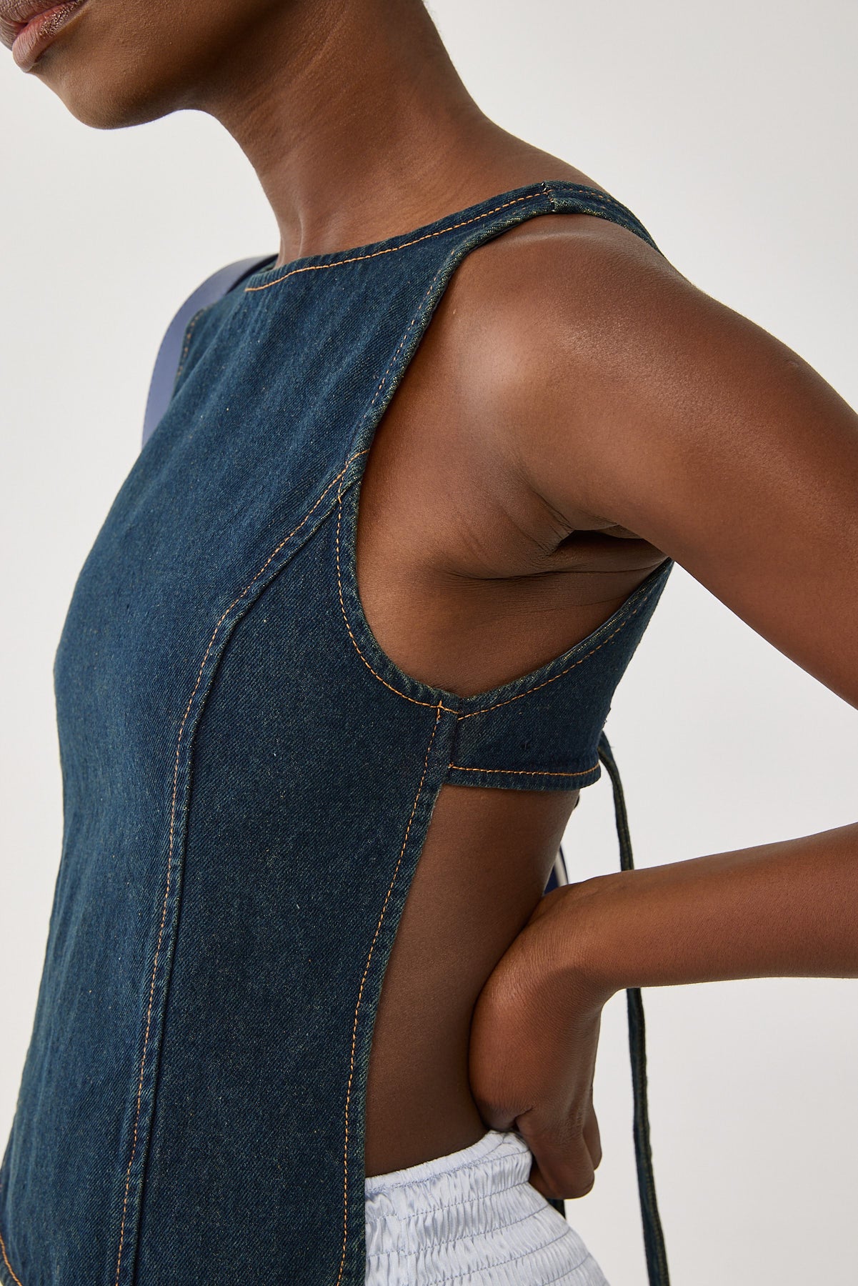 Lioness Rider Backless Top Indigo - Image 7