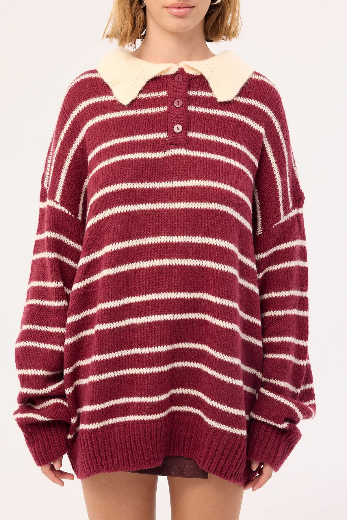 Lioness Rising Sun Knit Jersey Crimson - Image 9