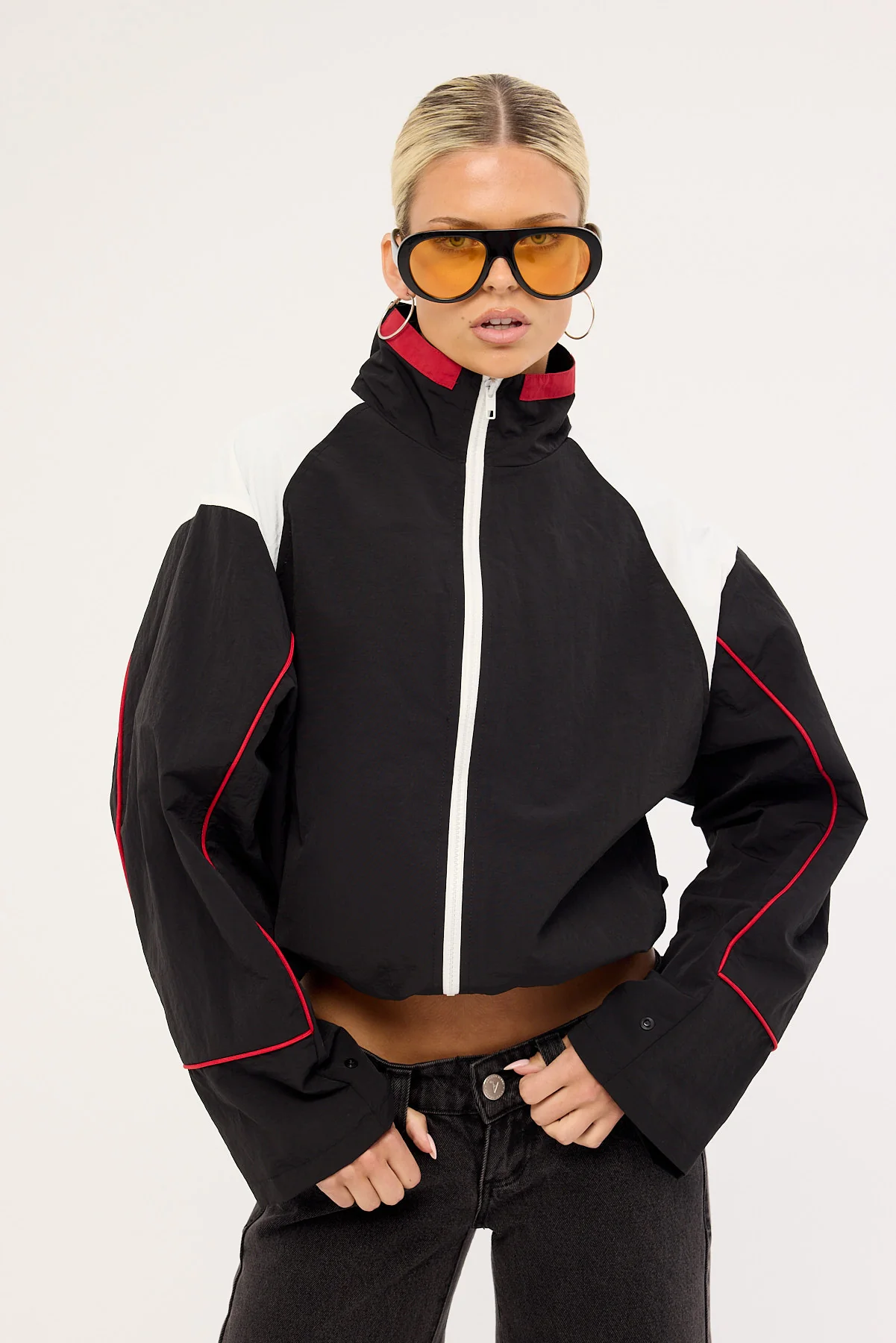 Lioness Shoreline Windbreaker Noir