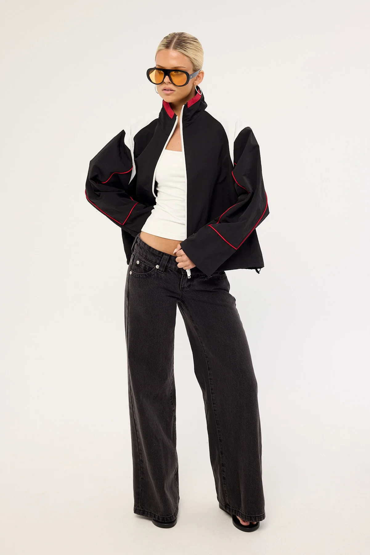 Lioness Shoreline Windbreaker Noir - Image 7